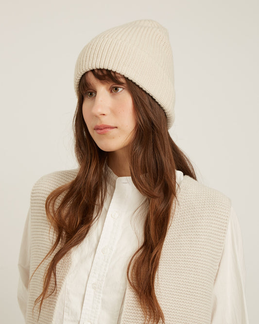 tuque en laine et cachemire CLEA