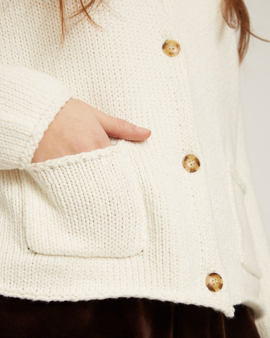 cardigan en coton et cachemire RUNE
