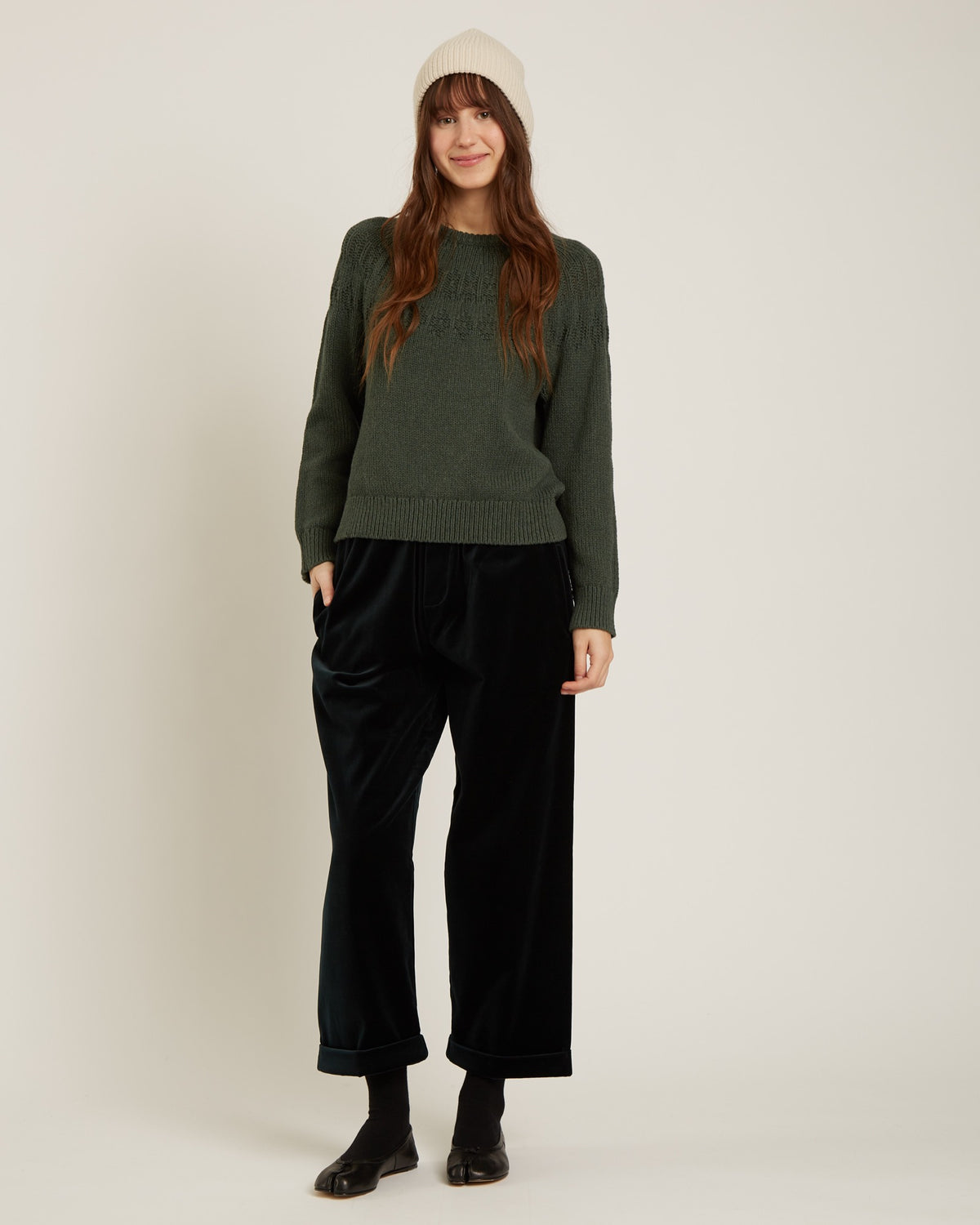 LEWIS cotton and cashmere sweater