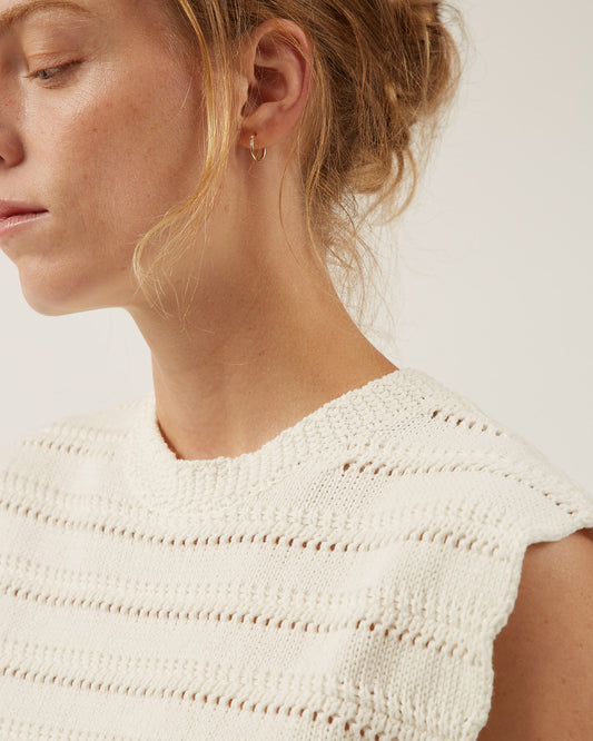 chandail sans manches en coton CLODIE