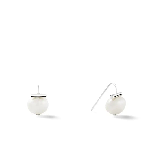 boucles d'oreilles Sterling Baby Pebble Pearls - CC+Co