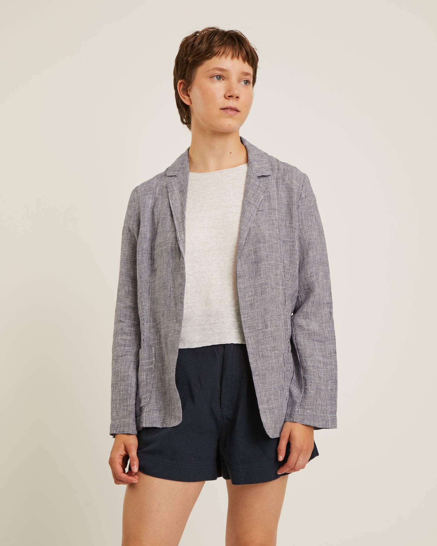 chandail sans manches en tricot de lin JENNY