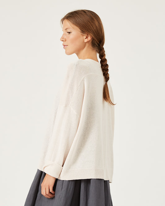 chandail en lin et coton AUDREY
