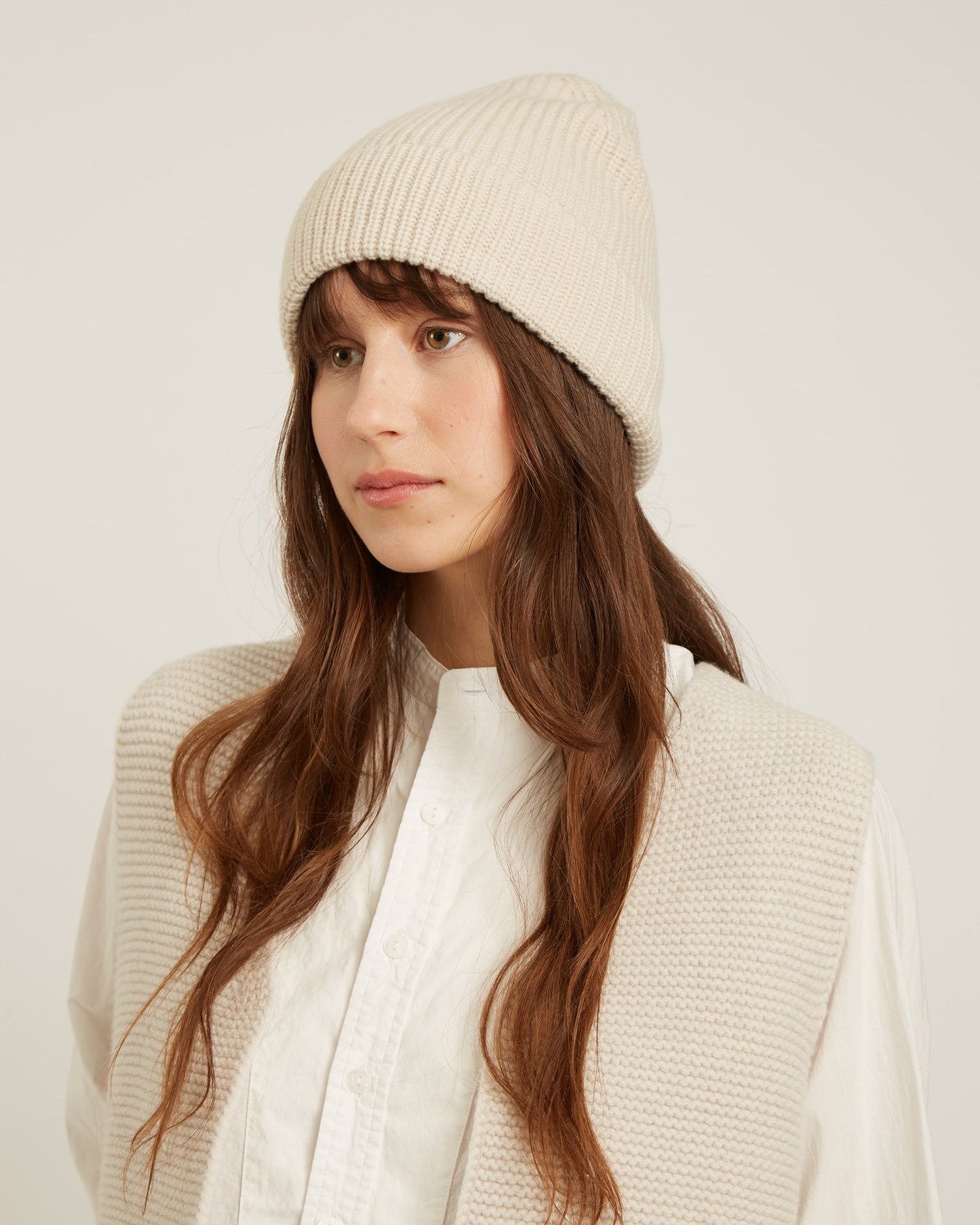 tuque en laine et cachemire CLEA