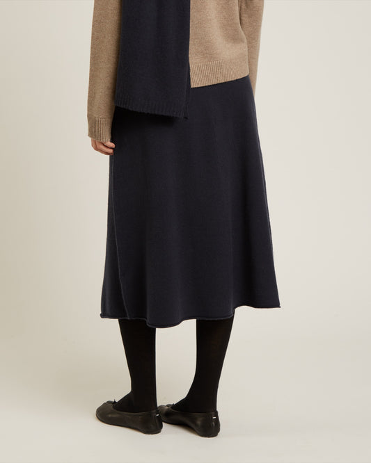jupe en laine et cachemire VANYA