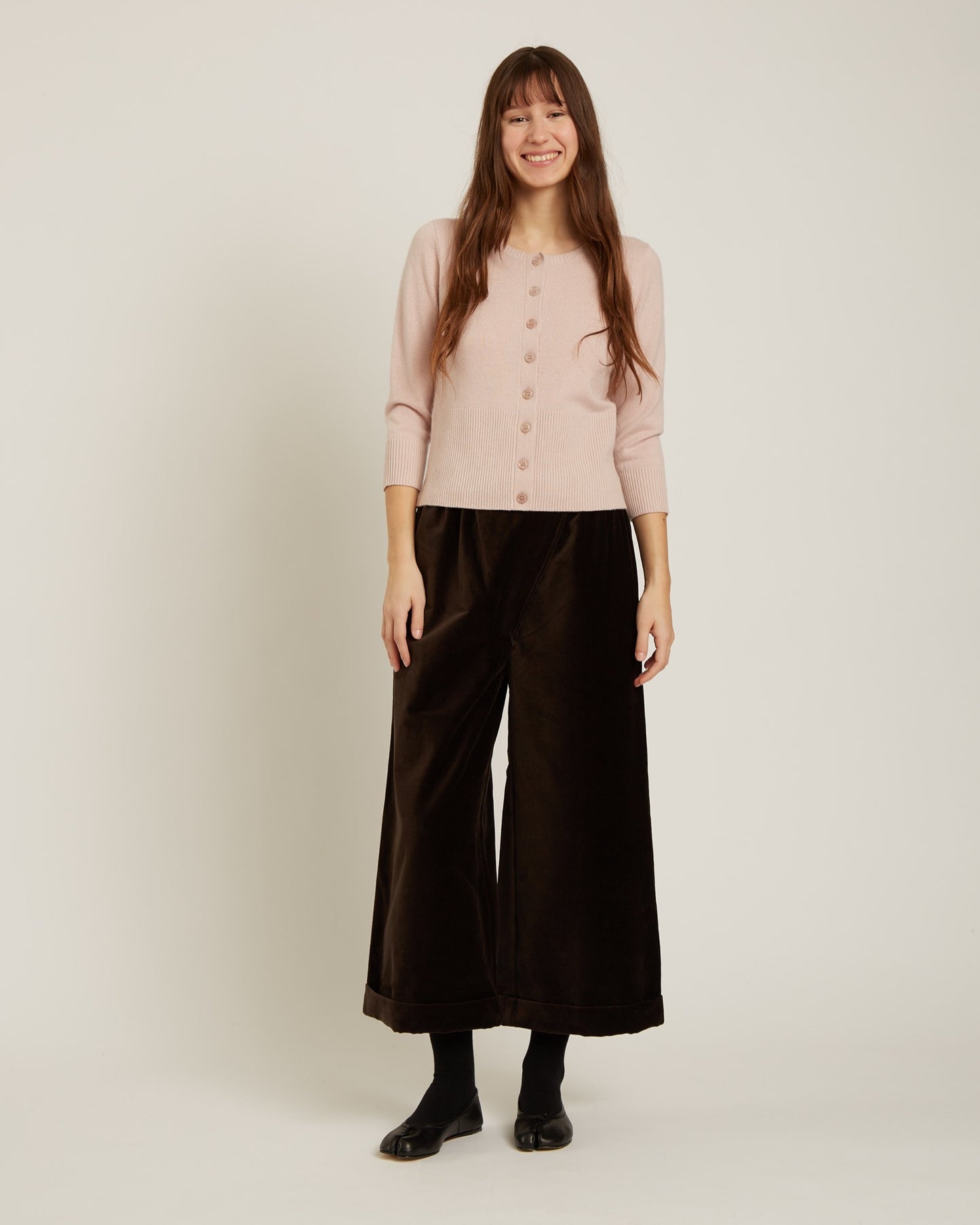 pantalon en velours ALANA