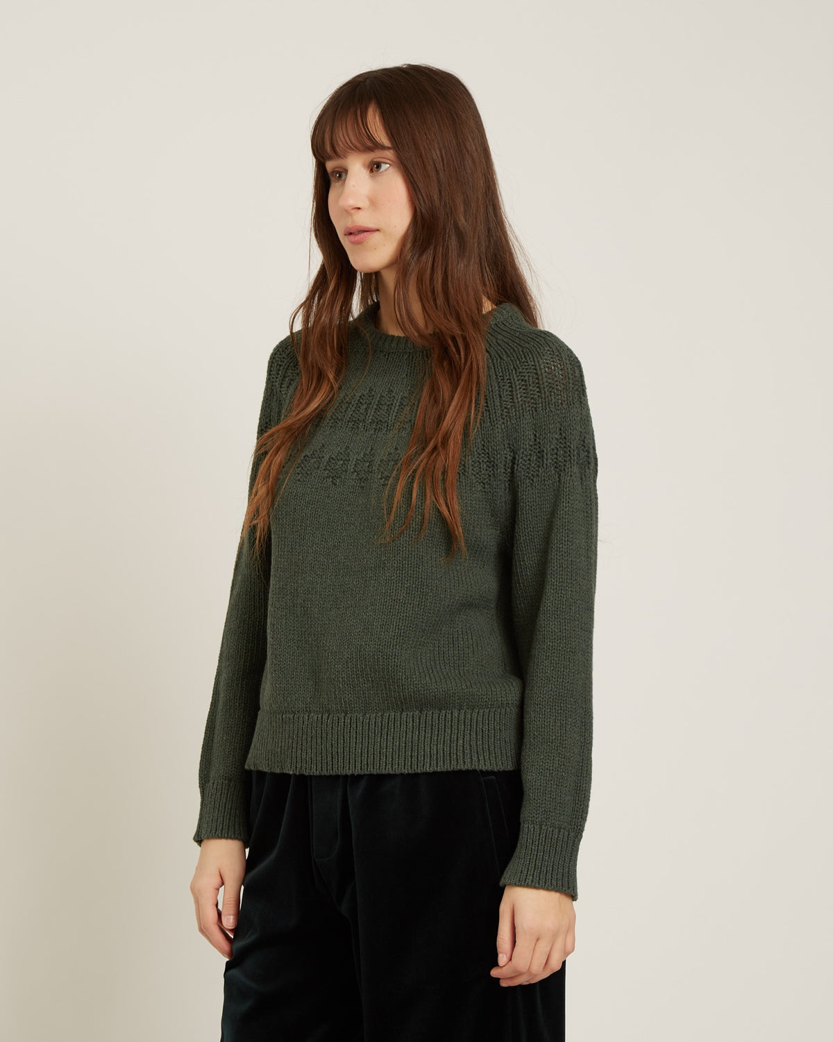 LEWIS cotton and cashmere sweater
