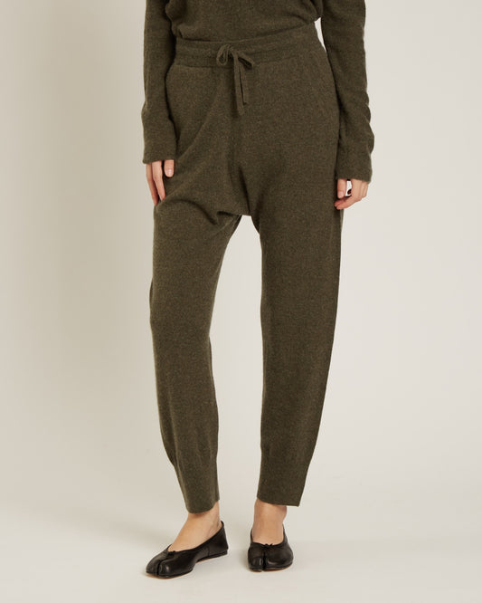 pantalon jogger en laine et cachemire TORRI