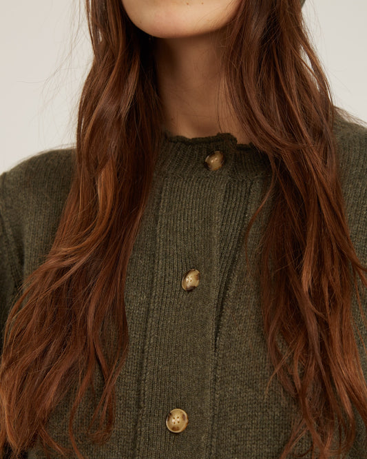 cardigan en laine et cachemire LUNE