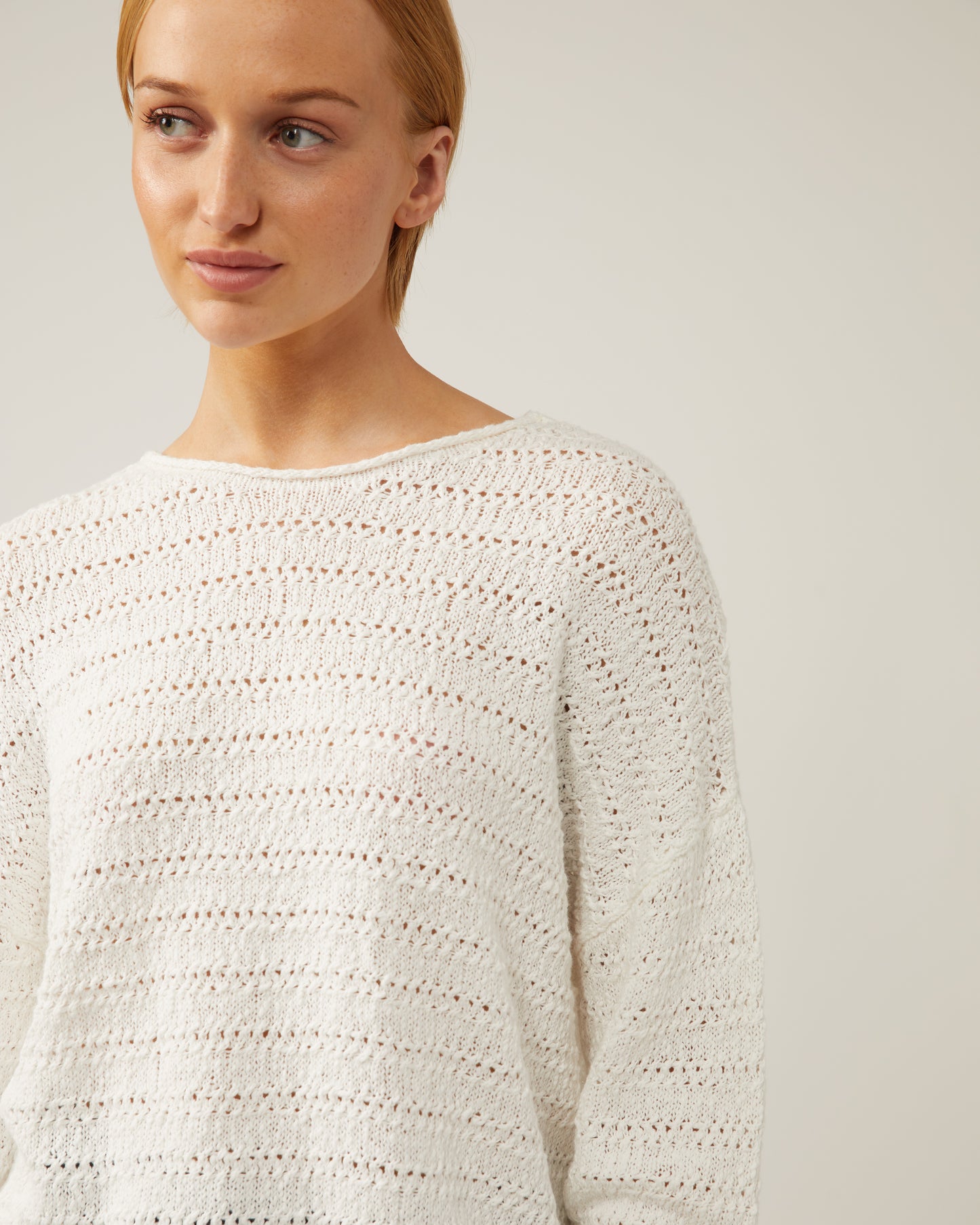 chandail en coton à maille ajourée IMANI