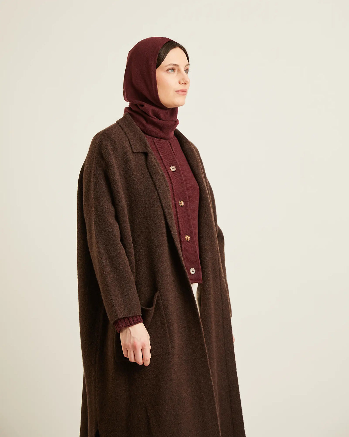 Manteau en mélange de yak HOLDEN