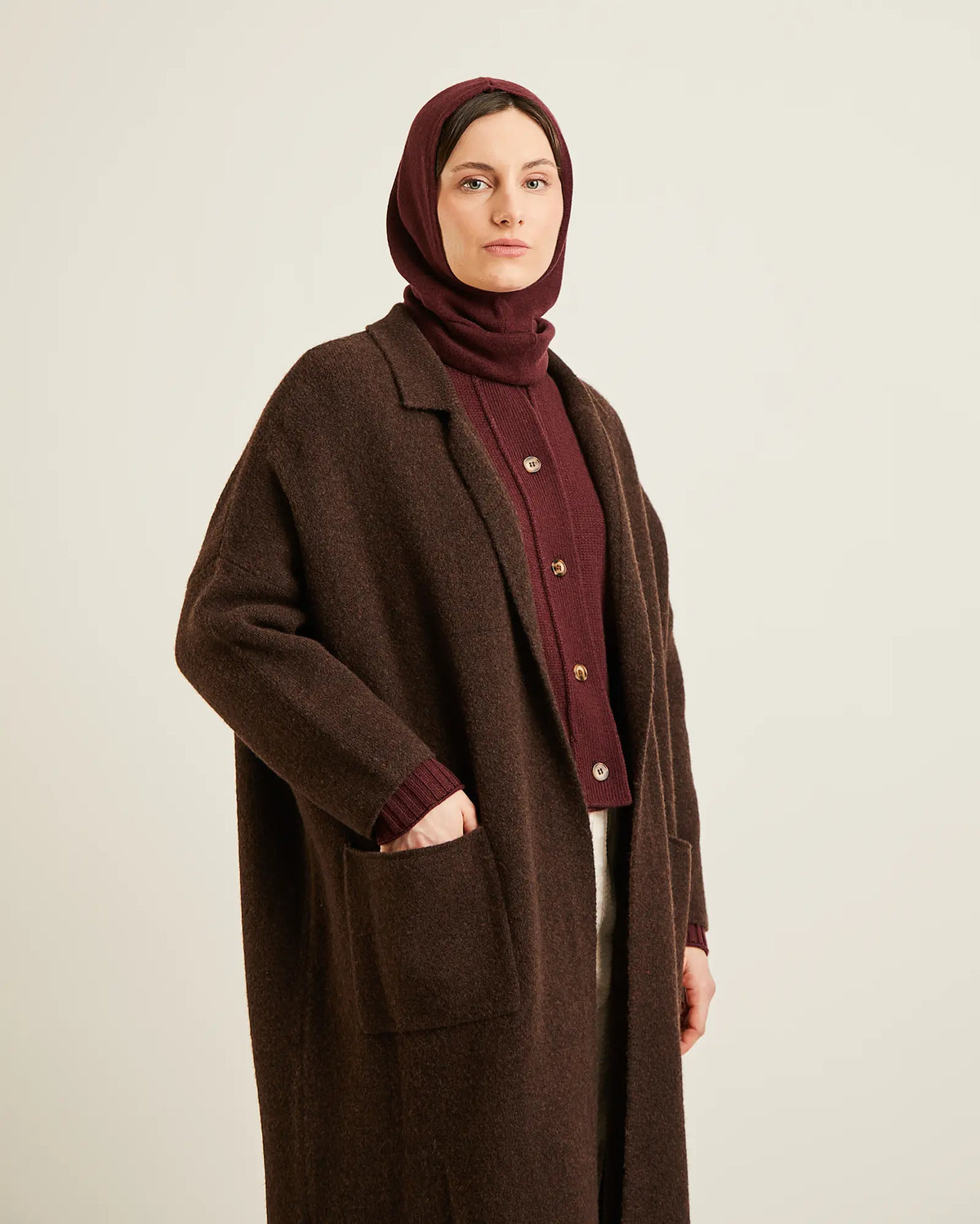 Manteau en mélange de yak HOLDEN