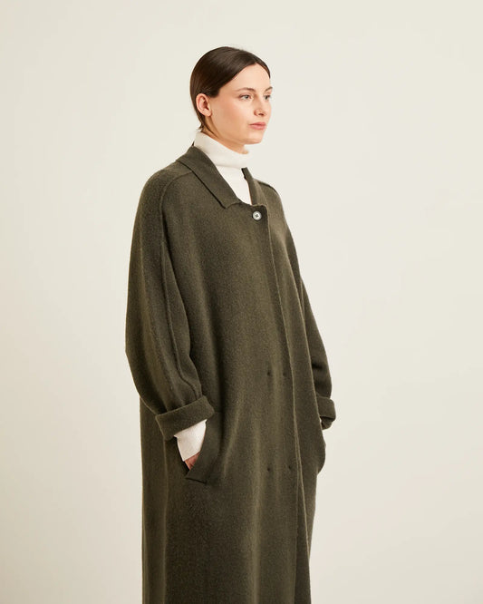 Manteau en mélange de laine de yack WILLOW