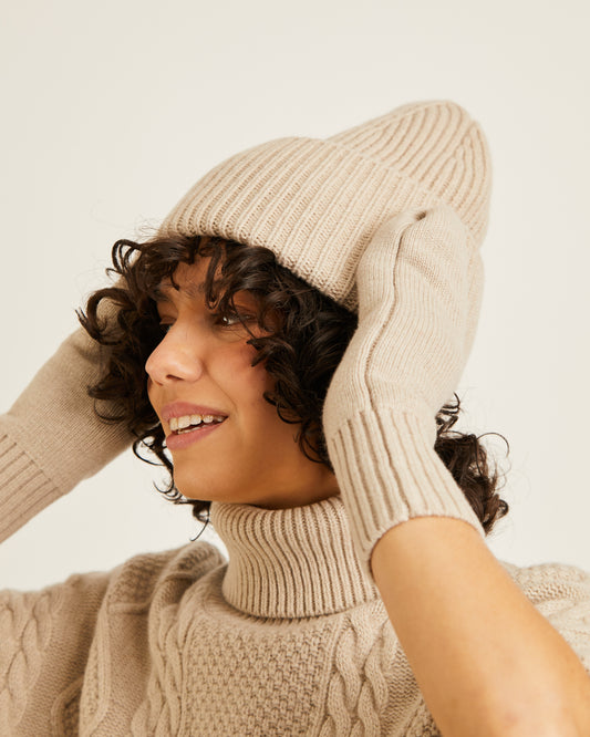 MOLLY wool and cashmere mittens