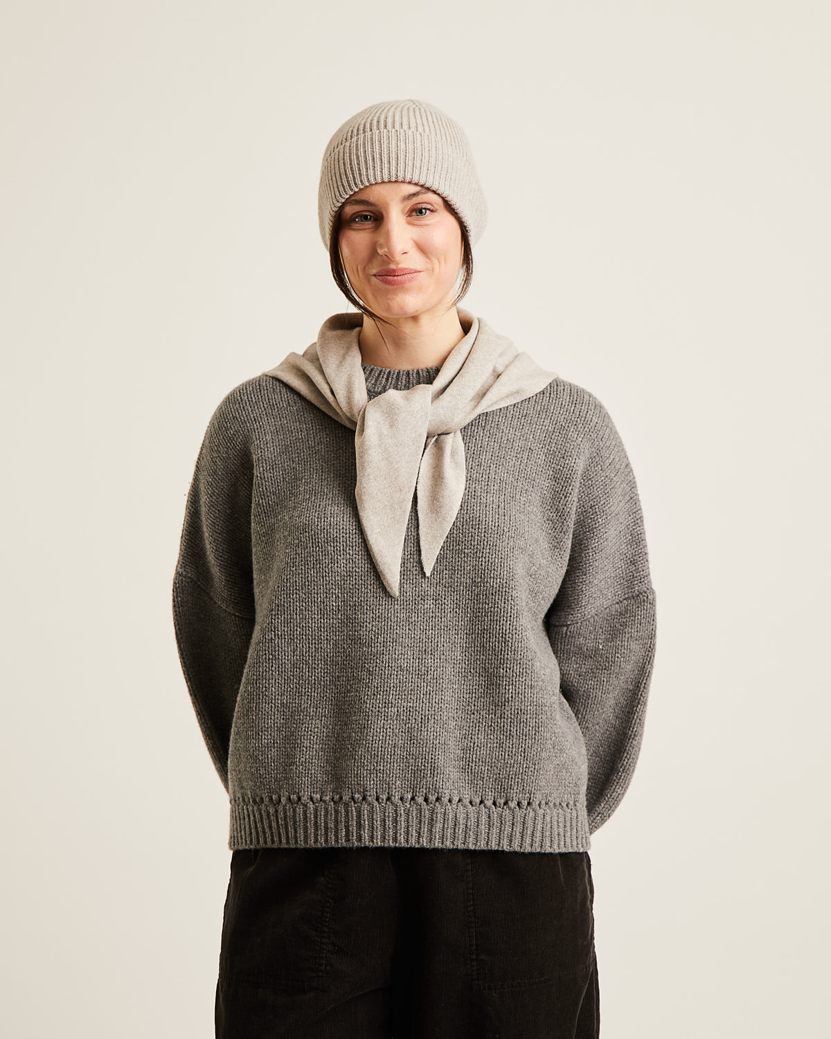 tuque en laine et cachemire MATTY