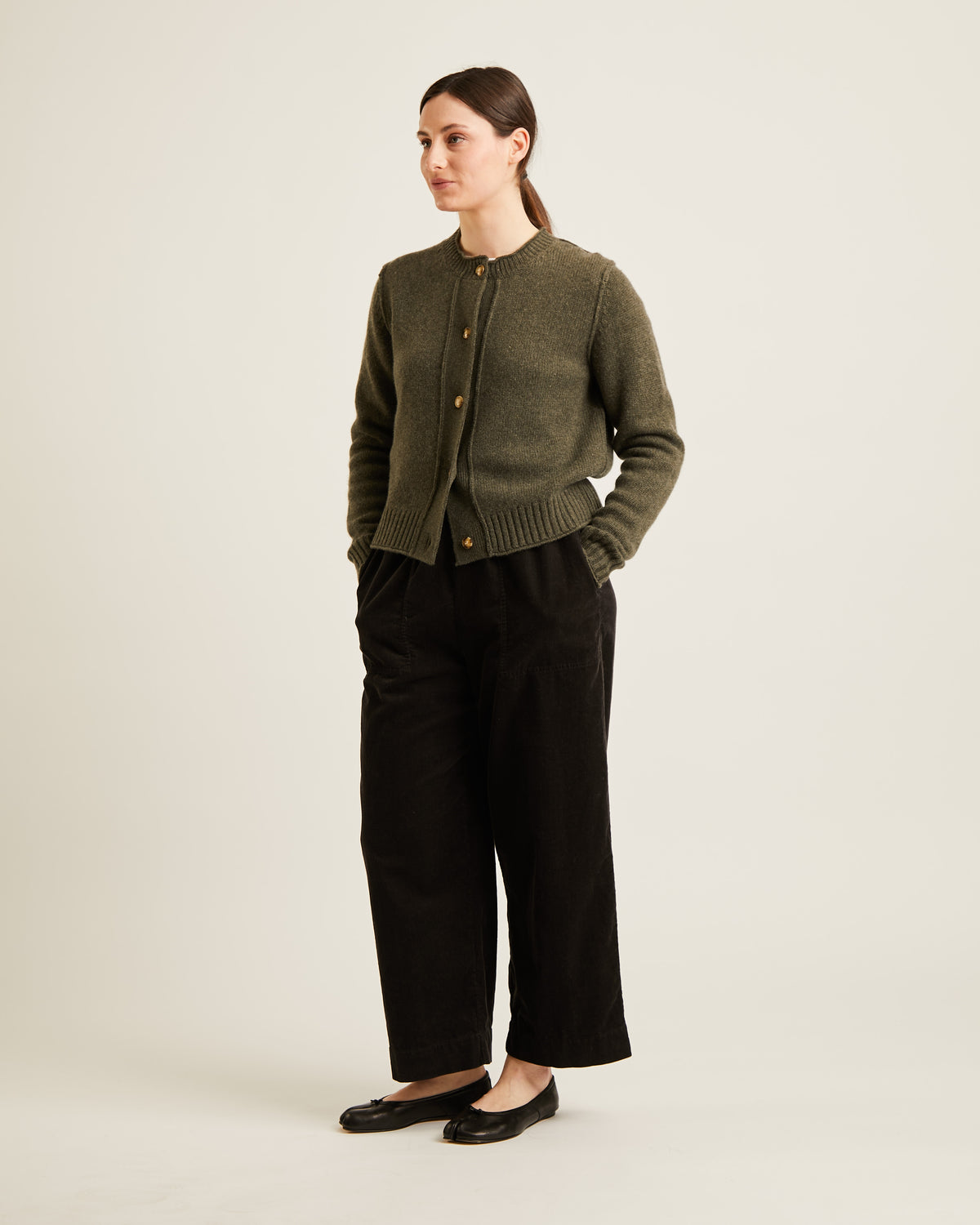 LUNE wool and cashmere cardigan