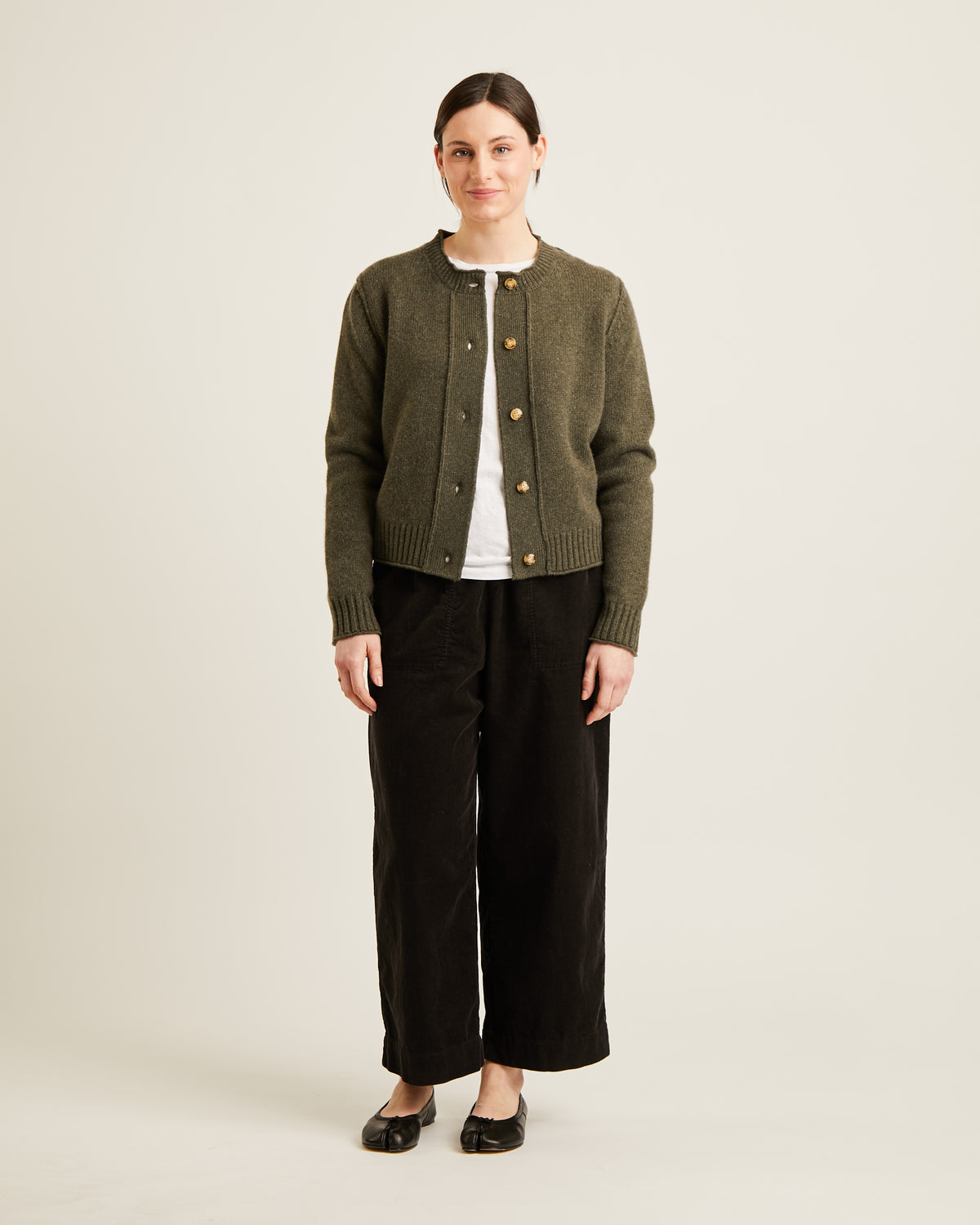 LUNE wool and cashmere cardigan