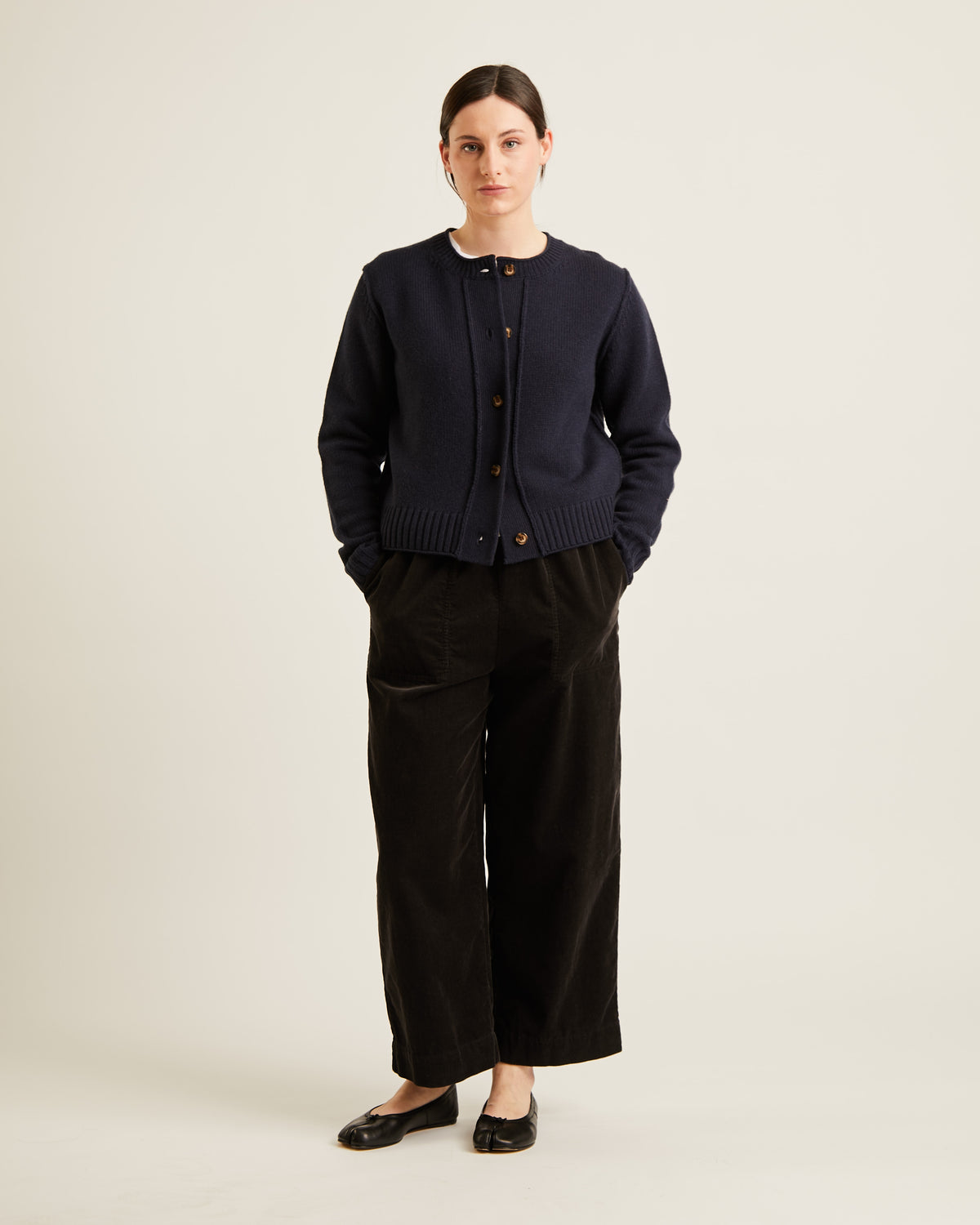 LUNE wool and cashmere cardigan