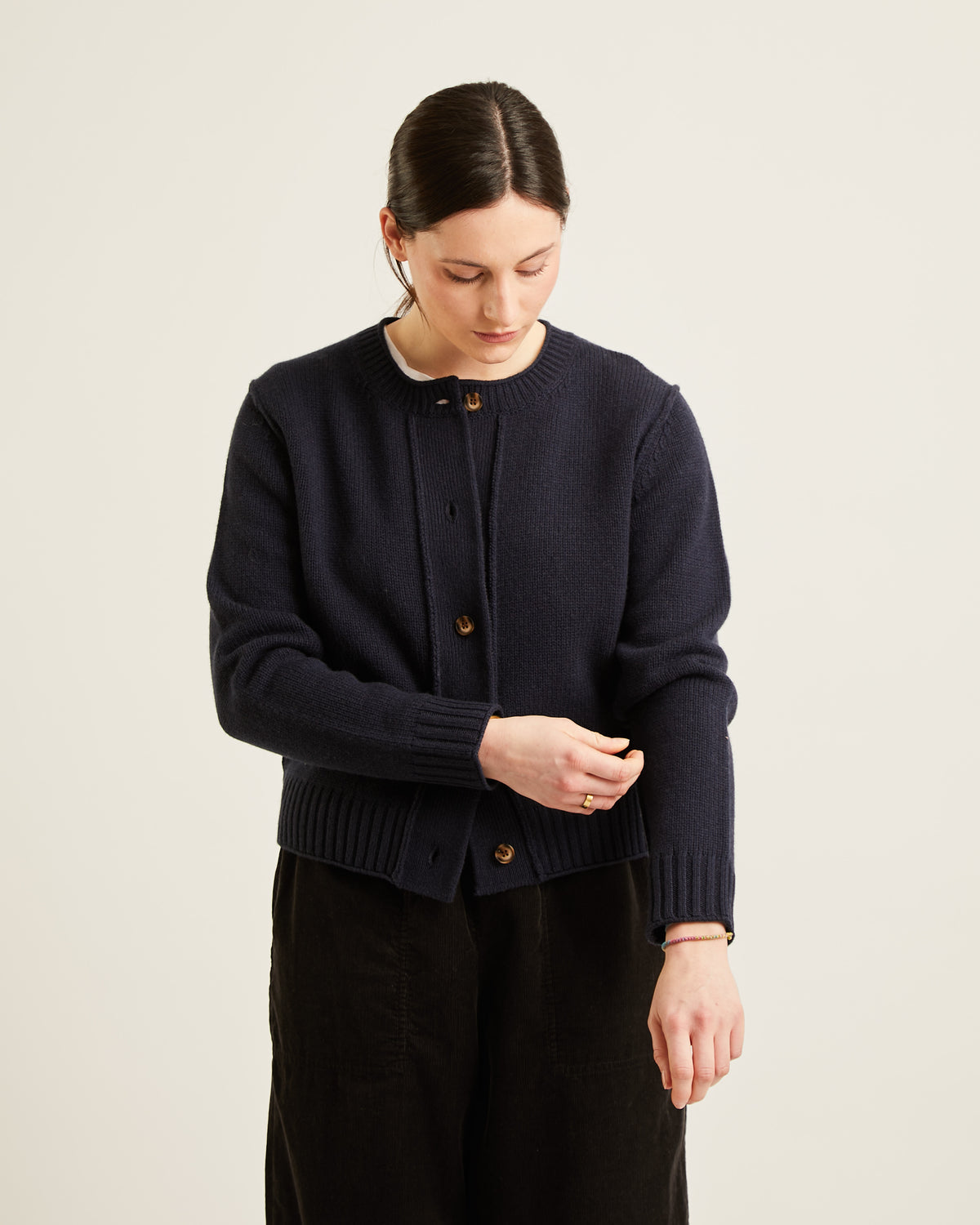 LUNE wool and cashmere cardigan