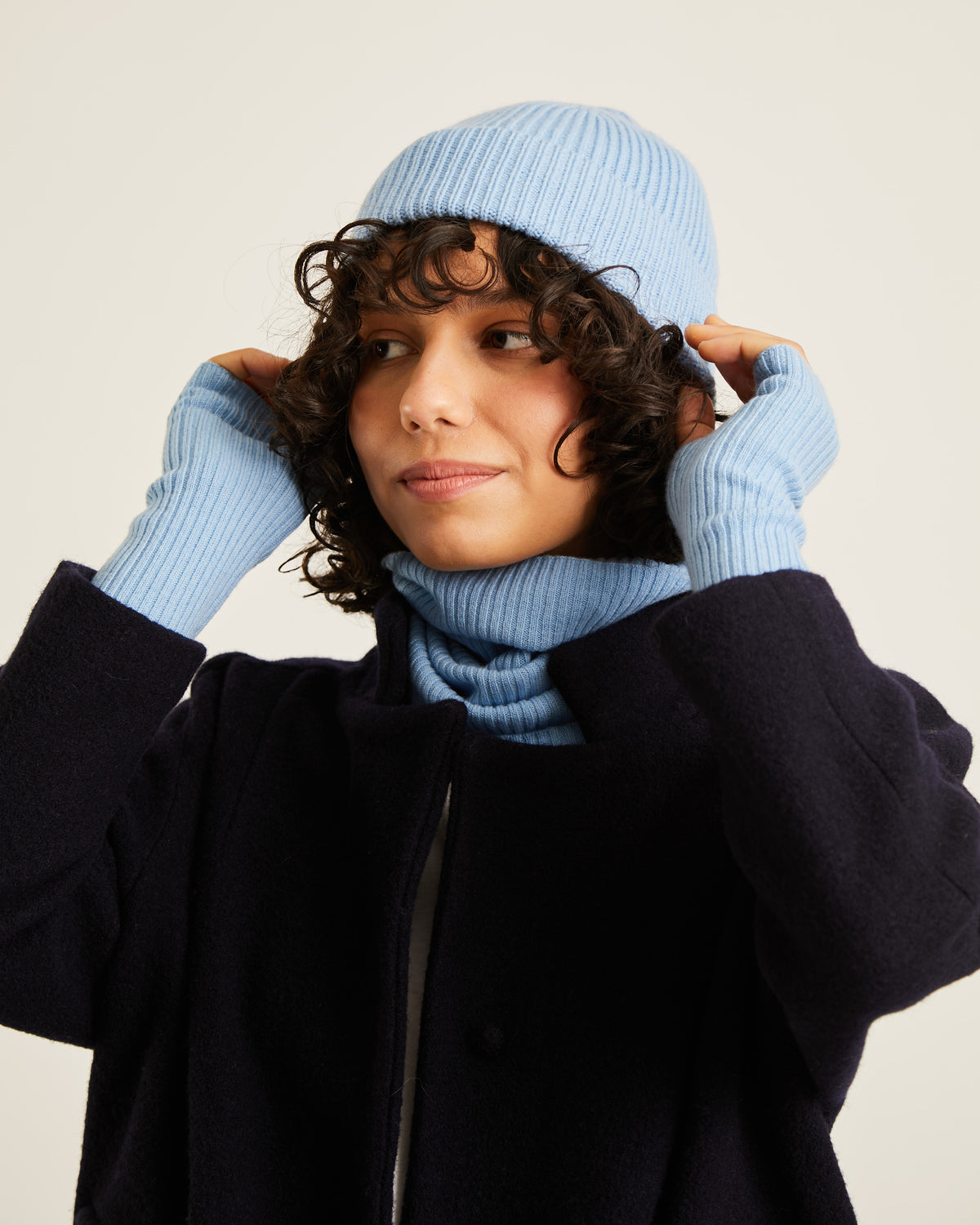 tuque en laine et cachemire MATTY
