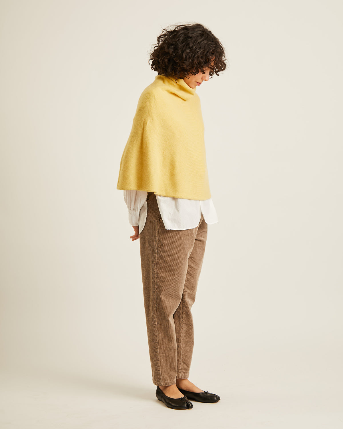 poncho en laine et cachemire CARLA