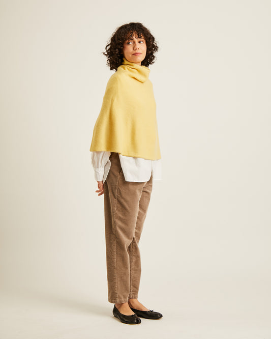 CARLA wool and cashmere poncho