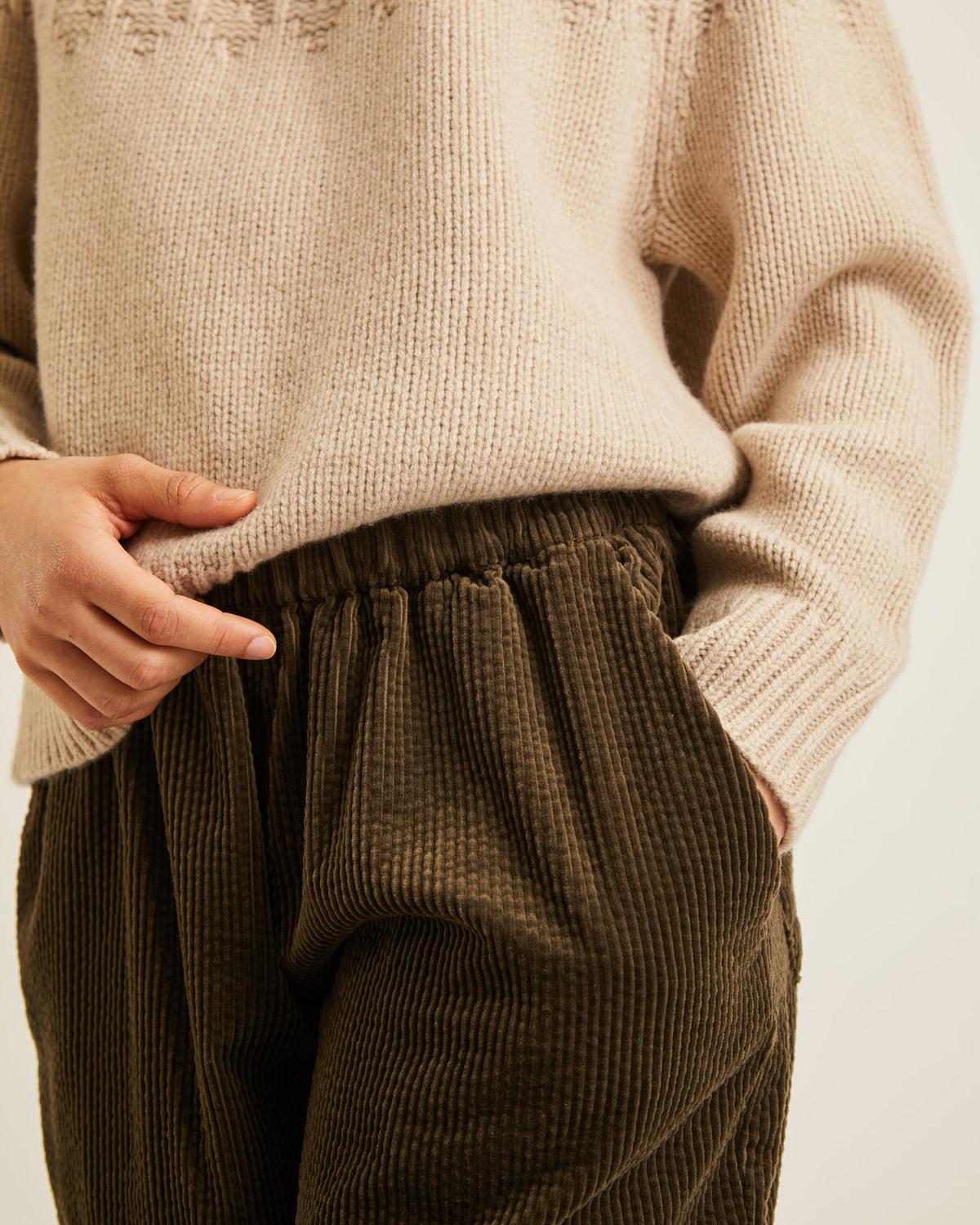 pantalon en corduroy CHARLIE