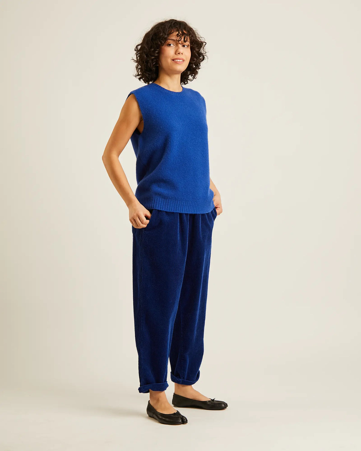 KENNEDY wool and yak sleeveless sweater
