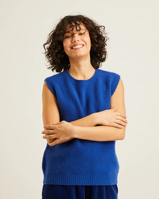 KENNEDY wool and yak sleeveless sweater