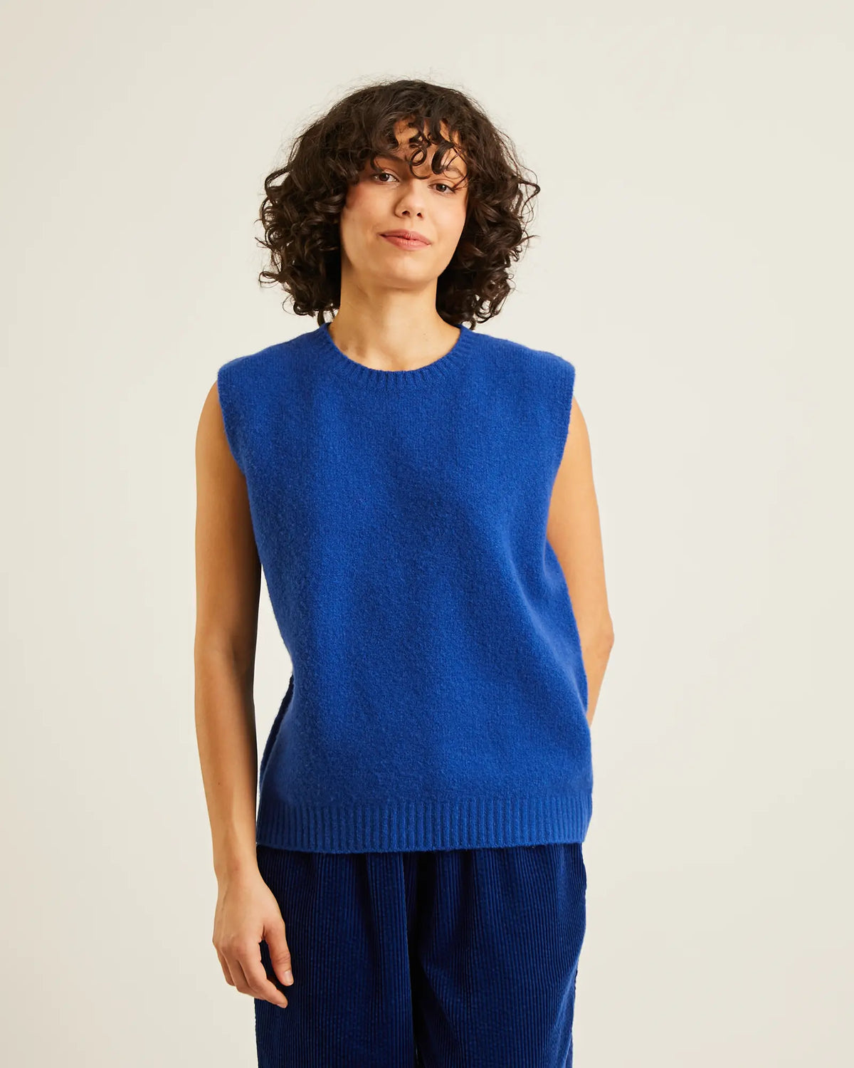 KENNEDY wool and yak sleeveless sweater