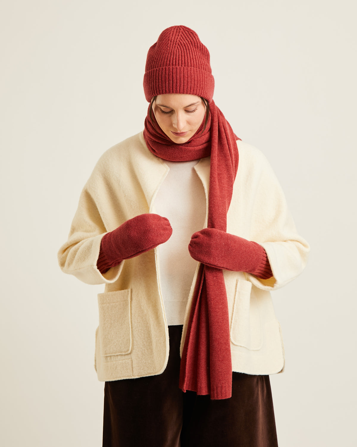 tuque en laine et cachemire CLEA