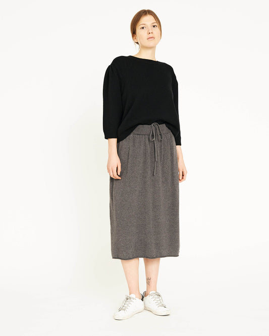 jupe en laine et cachemire CONNIE