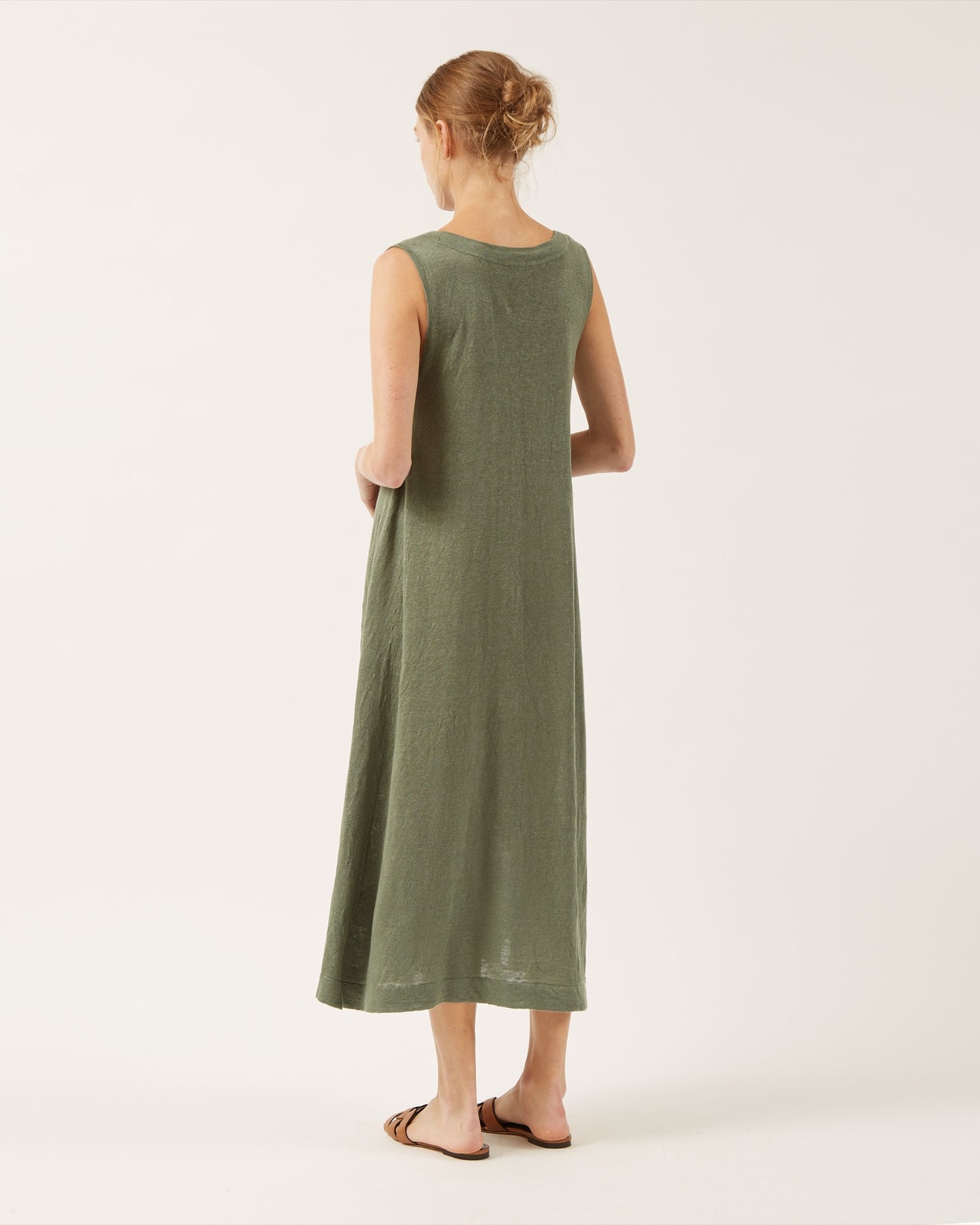 robe évasée en maille de lin ERYA