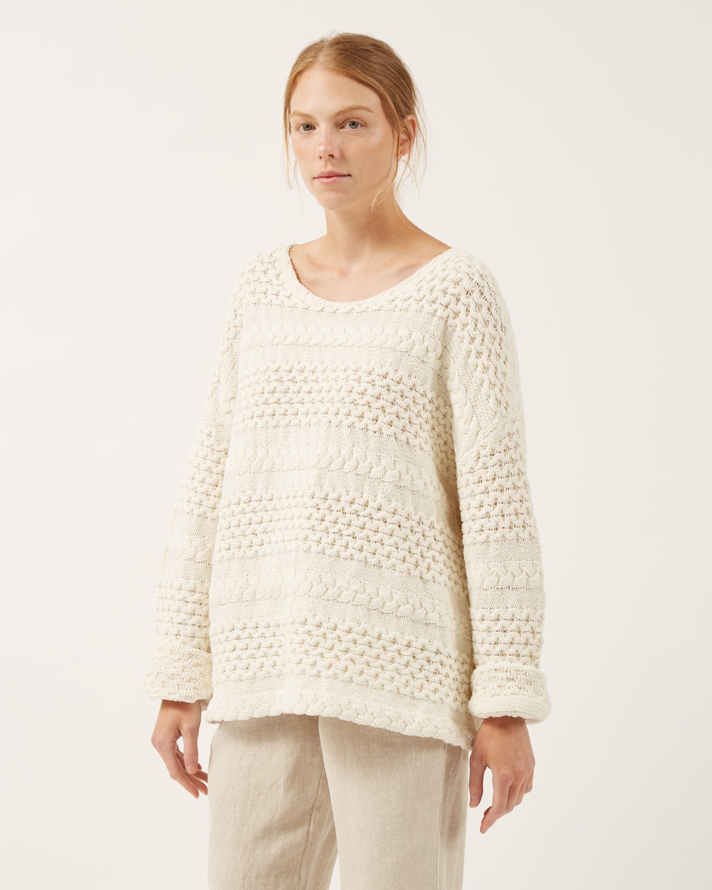 chandail en soie et coton DELPHINE