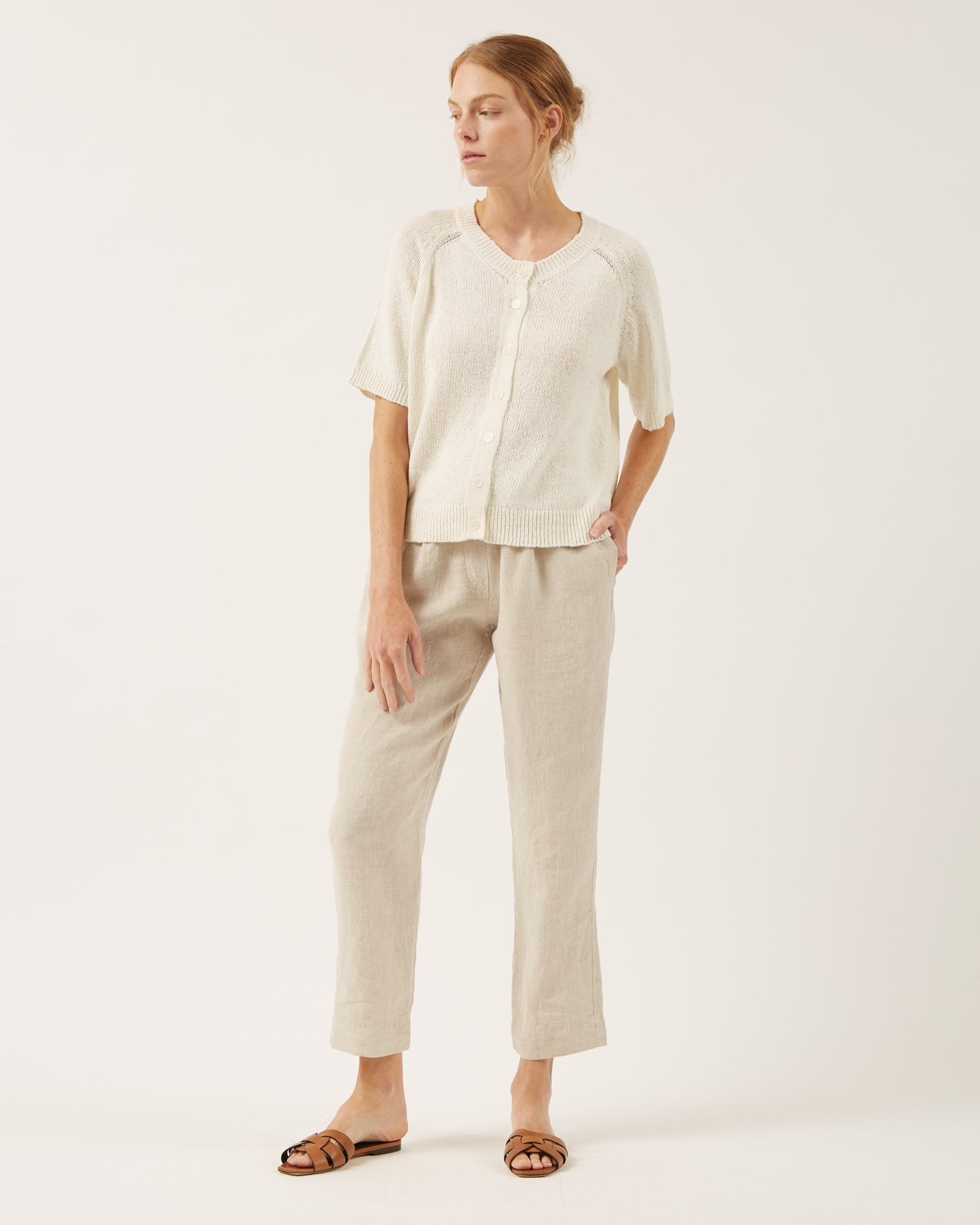 cardigan en soie et coton ANIA