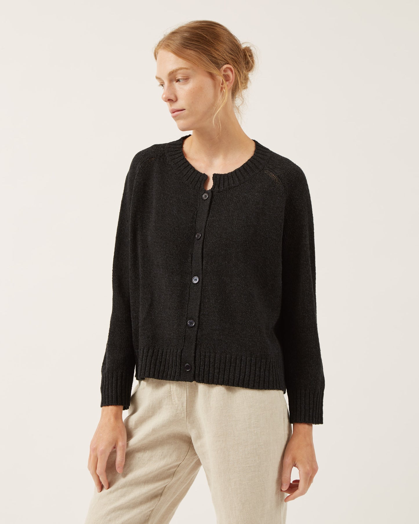 cardigan en soie et coton ANISSA
