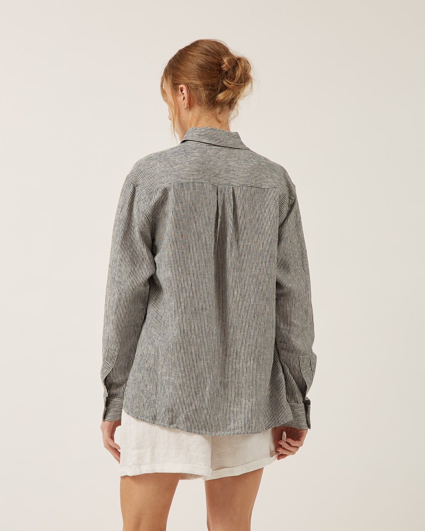 chemise en lin à manches longues ASTRID