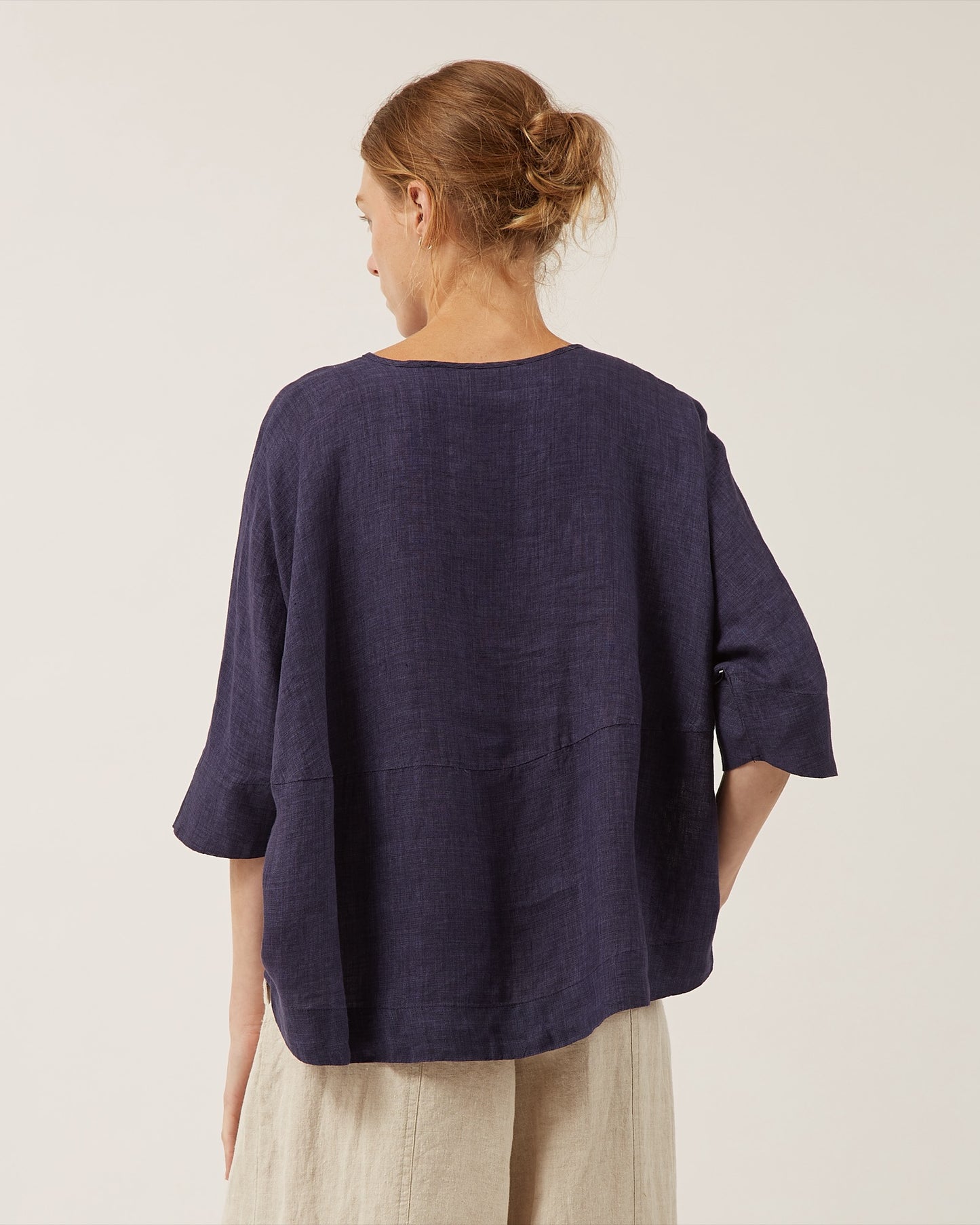 top en chambray de lin ANNIE