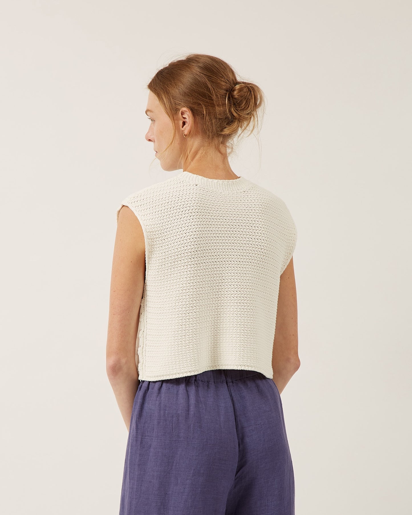 chandail sans manches en coton CLODIE