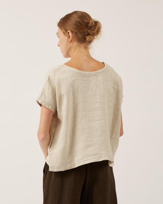 top JOANNA en toile de lin