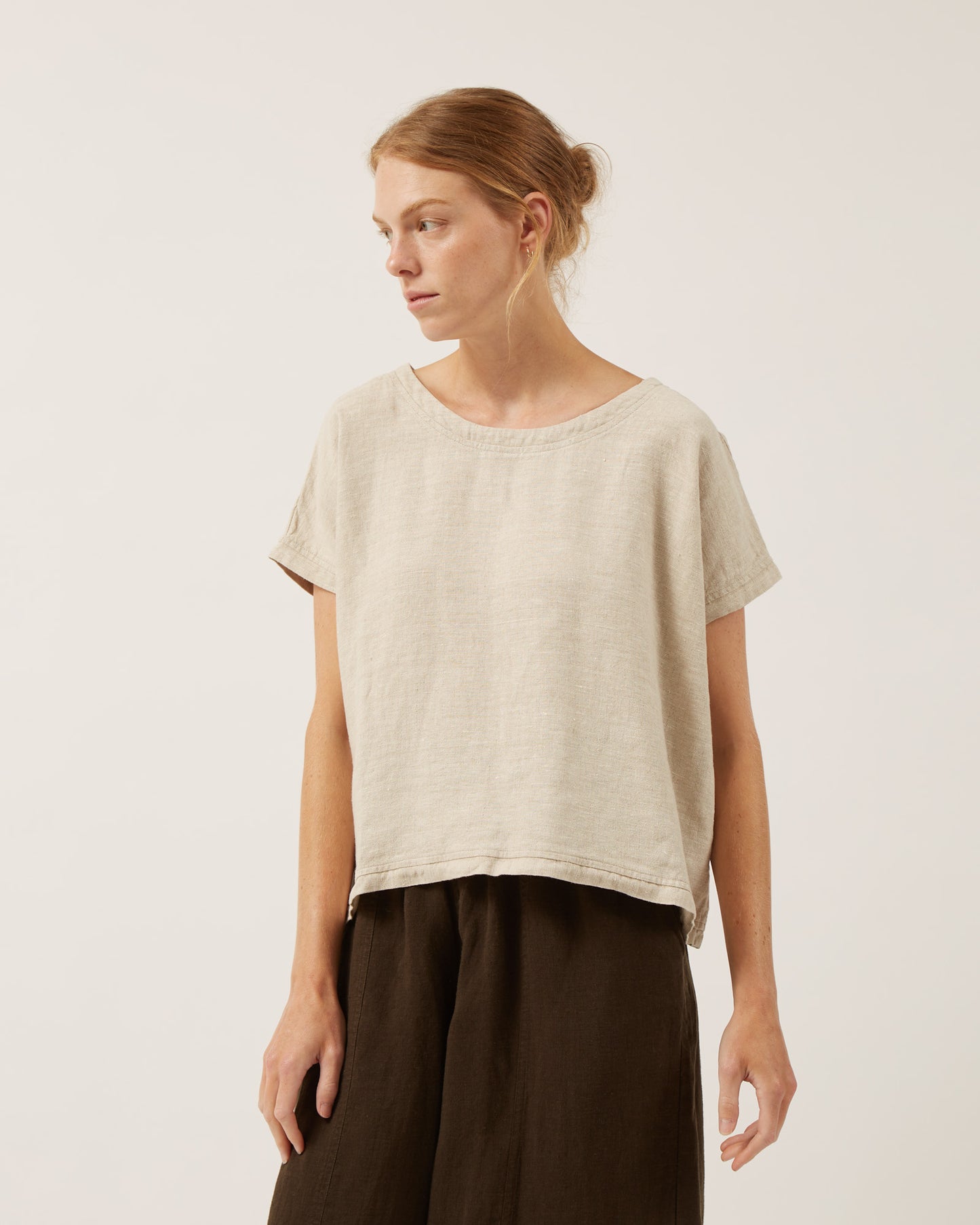top JOANNA en toile de lin