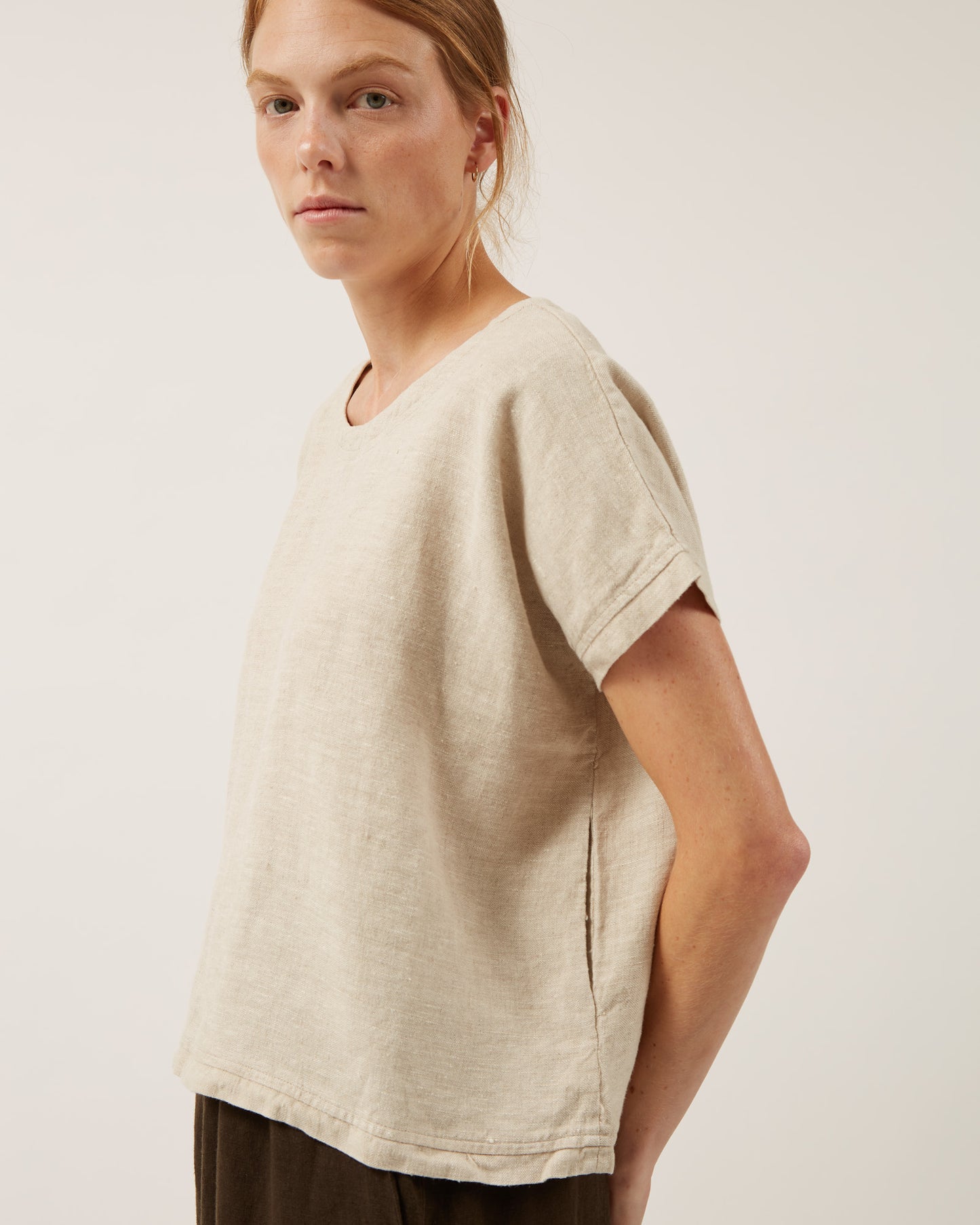 top JOANNA en toile de lin