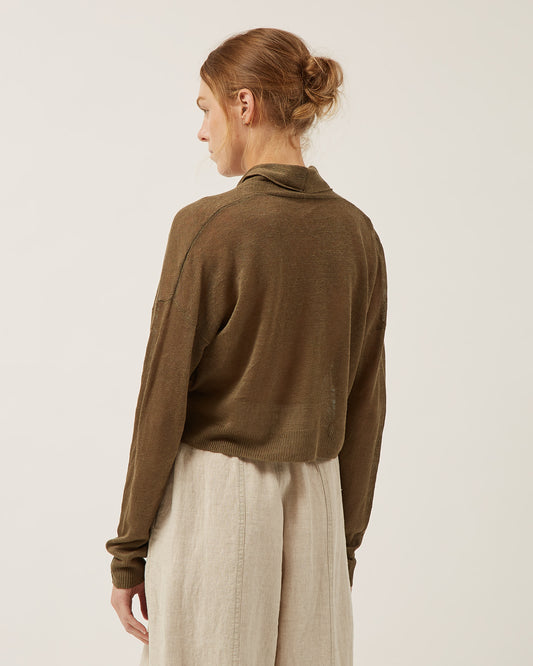 cardigan en lin KENDRA