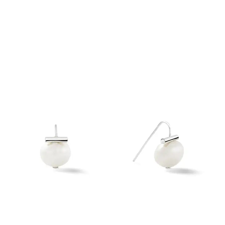 boucles d'oreilles Sterling Baby Pebble Pearls - CC+Co