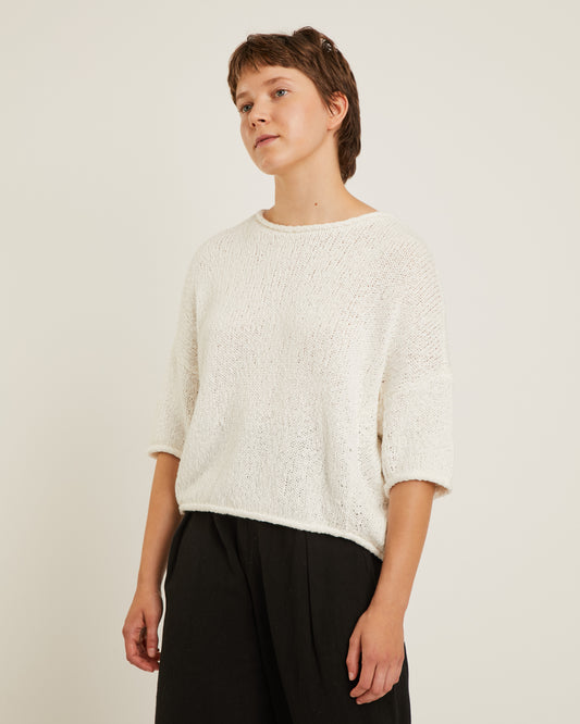 chandail en lin à manches courtes SKIPPER