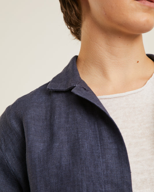 veste en toile de lin chambray FLINT