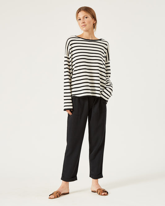 pantalon en coton lin et lyocell HAZEL