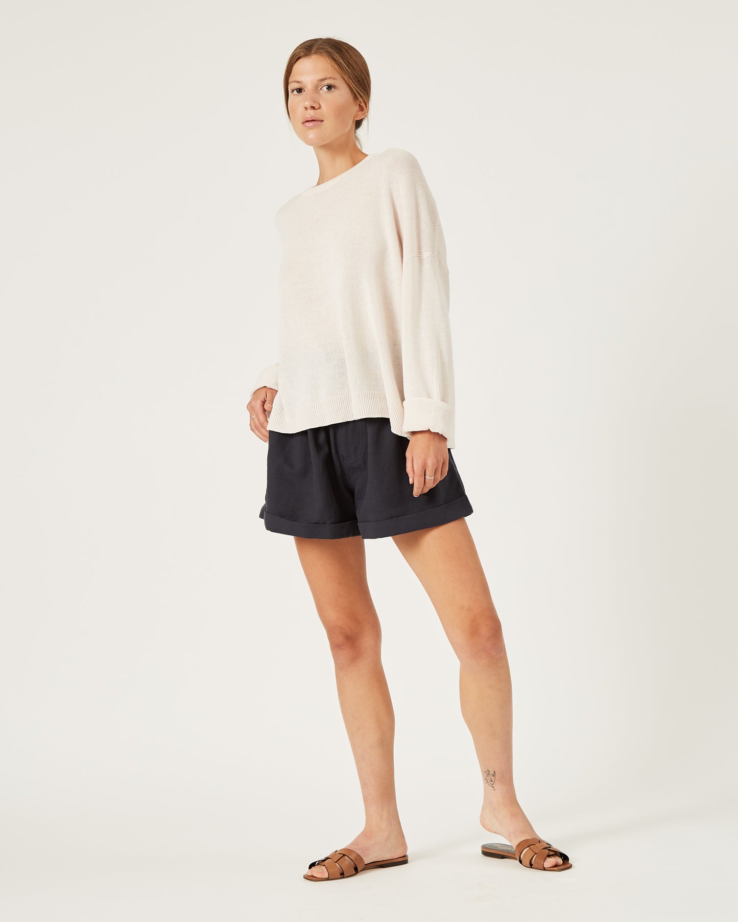 chandail en lin et coton AUDREY